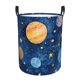 thumbnail image 1 of Balery Planets And Stars1 Cesta de ropa redonda con asas, impermeable, independiente, para ropa, juguetes, dormitorio y familia-Medium, 1 of 6