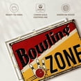 thumbnail image 6 of Elephant Stock Bowling Zone Wall Sign Wall Art - Horizontal Canvas Wall Art - Living Room Wall Decor - Wall Signs Canvas - Black And Orange Decor - 12" x 8", 6 of 8