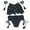 Black, variant on Womens Crochets Bkini Side String Bkini Set 2Pieces Swimsuit Bathing Suit