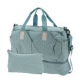 thumbnail image 1 of Bolsa de viaje Unique Bargains con diseño partitionado, bolsa de viaje con correa de equipaje fija y compartimento para zapatos, azul, 2 Pcs, 1 of 7