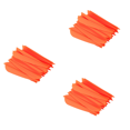 thumbnail image 1 of Arrows Vanes 4 Inch Plastic Fletching for DIY Archery Arrows 150 Pack(Orange), 1 of 8