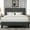 Grey, variant on Novilla Queen Bed Frame with Headboard, Bed Frame Queen Size with Wood Slats Support,Linen Upholstered Adjustable Headboard, No Box Spring Needed, Heavy Duty Feet, Easy Assembly, Beige