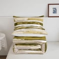 thumbnail image 5 of Homewish Vintage Yellow Gradient Queen Comforter Set,Grunge Aesthetic Comforter Sets Queen,Reversible,3 Pieces,1 Comforter and 2 Pillowcases, 5 of 7