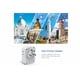 thumbnail image 3 of Adaptador India Viaje, Universal índico Enchufe de Corriente con 3 USB (1 USB C), Cargador Tipo C con 4 Salidas Xtellar blanco, 3 of 4