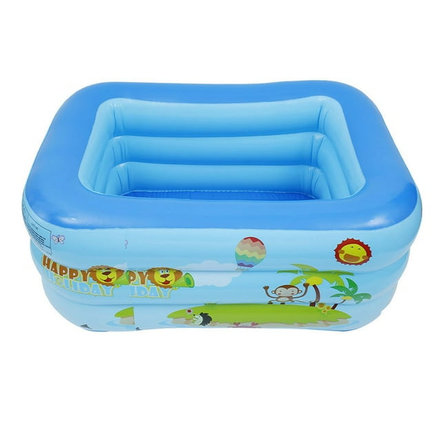 3-Layers Inflatable Large Outdoor Swimming Pool Printing Paddling Kids Pool for Backyard Garden Summer Water Party