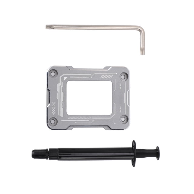 Hebilla Antiflexión De CPU, Marco De Contacto De CPU aleación De Aluminio Ajuste Completo Fijo U 1700 Con Pasta Térmica De 13,8 W/m.k Para Maternidad LGA 1700 BCF