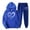 B-Blue, variant on Jinhomg Womens Thin Sweatsuits 2 Piece Comfy Valentine's Day Tracksuits Lightweight Casual Heart Graphic Hoodies with Straight Leg Pants Beige L