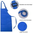 thumbnail image 3 of Toptie Cotton Canvas Parent-Child Apron Set-Blue-Kid XXL/Adult XL, 3 of 7