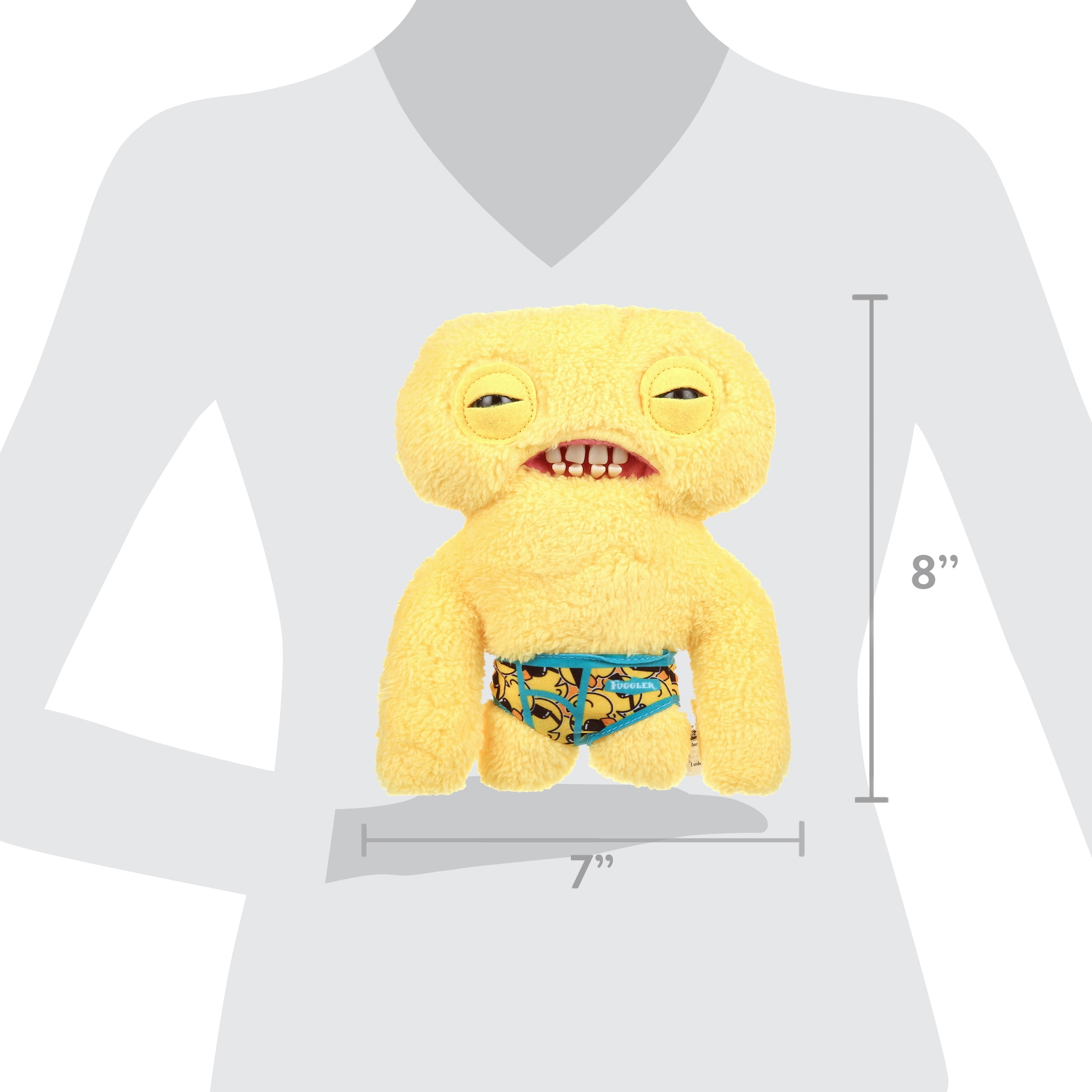 Budgie Fuggler Squidge - Yellow Alternative Plush
