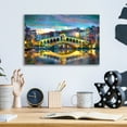thumbnail image 4 of Epic Art 'Venice Italy Rialto Bridge at night' by Pedro Gavidia, Acrylic Glass Wall Art, 16"x12", 4 of 8