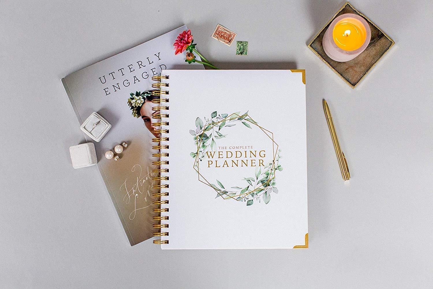 Your Perfect Day Wedding Planner, Undated Bridal Planning Diary, Floral