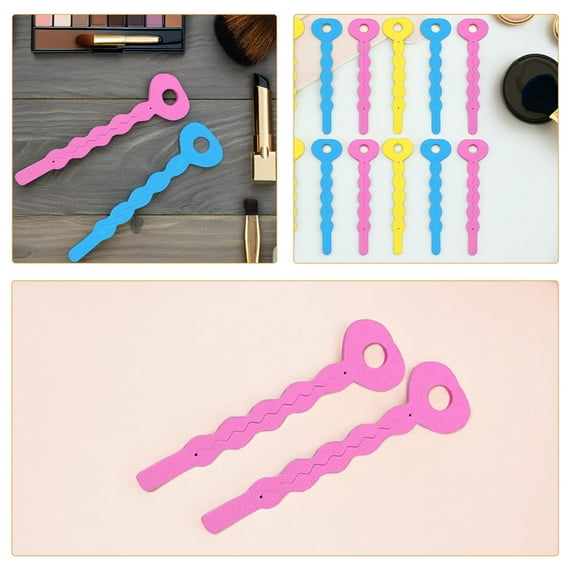 MEIBUTYUP 24Pcs Sleeping Hair Curlers Sponge Curl Sticks Portable Hair Curling Tool