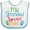 White and Blue, variant on Inktastic My Grandad Loves Me Boys or Girls Baby Bib