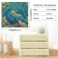 thumbnail image 3 of 6 Pieces of Kitchen Towels Ultra Soft Absorbent Quick Drying Dish Cloths 11×11inch Peacock and Foxes, 3 of 9