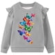 thumbnail image 4 of Vestido de verano para niña con estampado de flores de Pascua, manga corta, bolsillos con volantes y cuello redondo, top de poliéster, 4 of 5