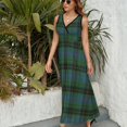 thumbnail image 3 of Davidson Clan Ancient Tartan Sleeveless Dress luxury dresses Woman's evening dress fairy dress, 3 of 6