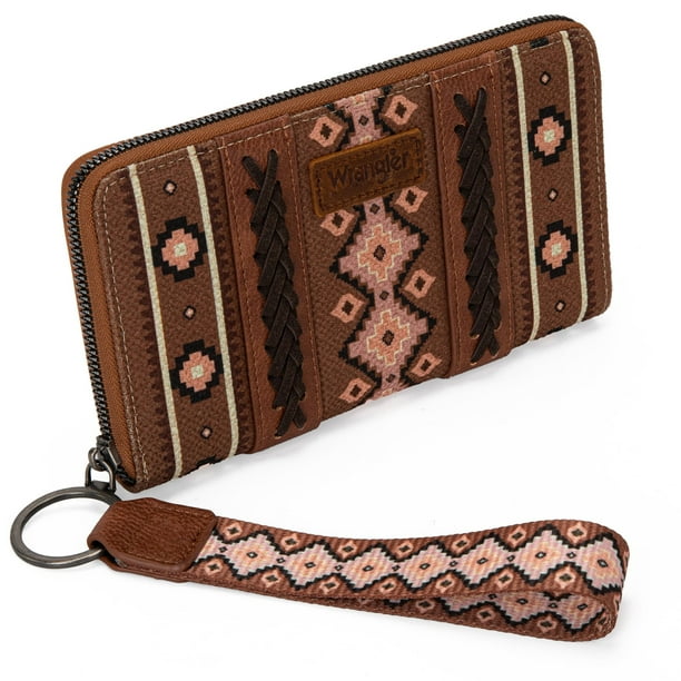 Wallet Montana West Wrangler Wrangler Wristlet Western para mujer