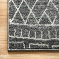 thumbnail image 4 of nuLOOM Bodrum Faded Banded Tribal Area Rug, 6' 7" x 9', Gray, 4 of 4