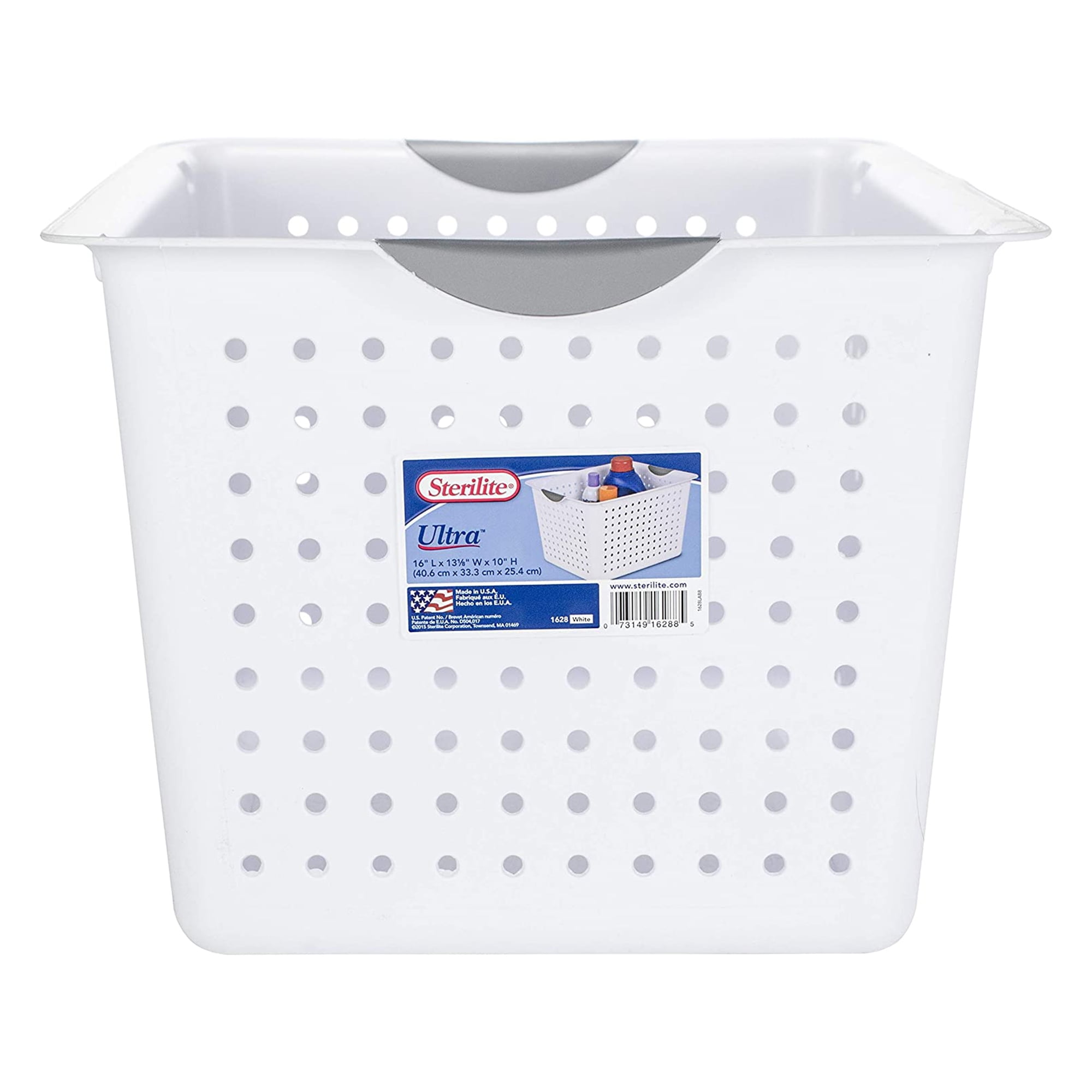 Sterilite 1626 - Large Ultra™ Basket White 16268006