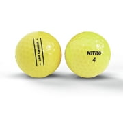 Nitro Golf Ultimate Distance Golf Balls, Yellow, 24 Pieces