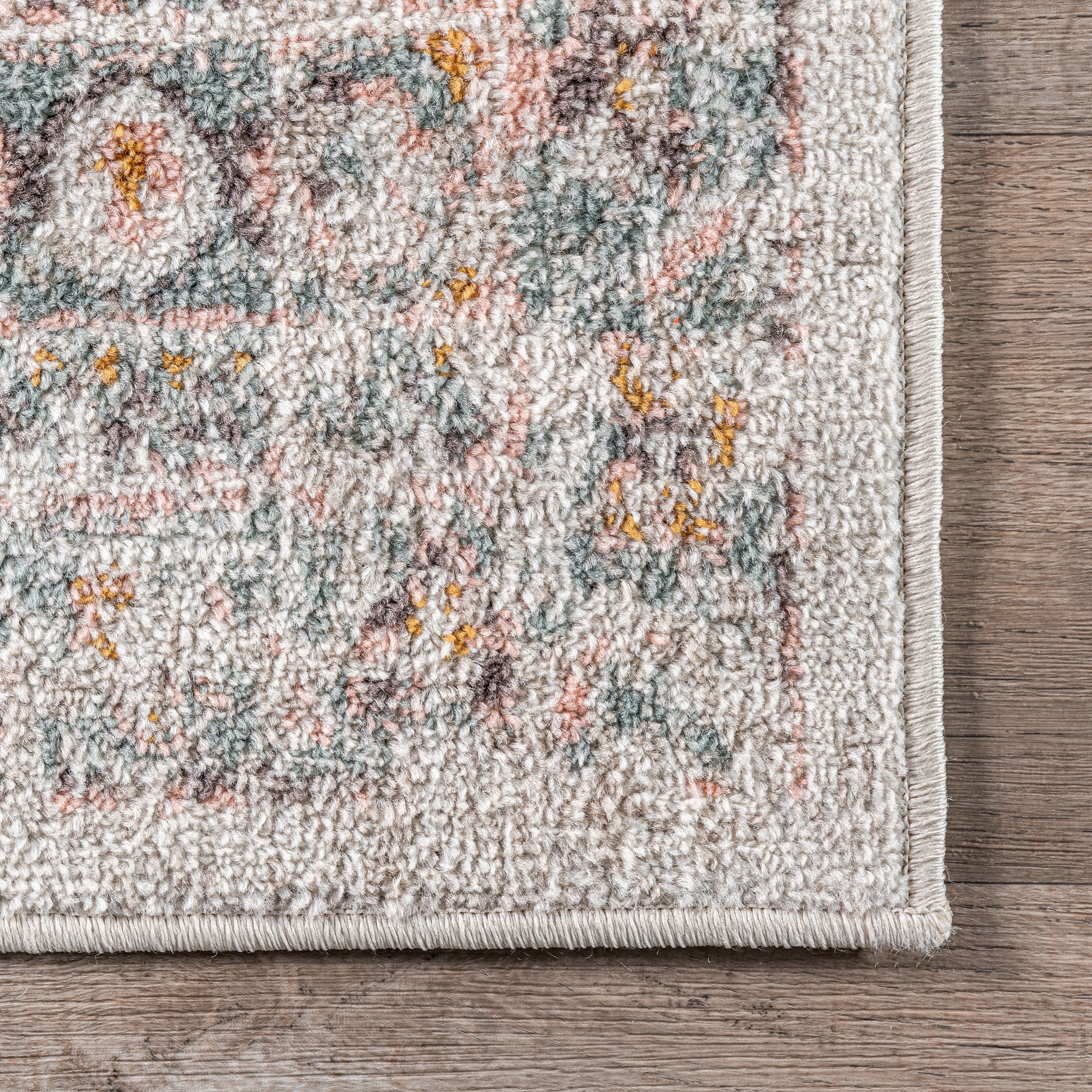 nuLOOM Vintage Medallion Liliana Area Rug, 7' 10" x 10', Beige