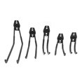 thumbnail image 2 of Garage Storage Double Hooks, Antiscratch Wall Mount Storage Hanger Antislip  For Chairs Bikes Power Tools Black, 2 of 8