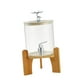 thumbnail image 3 of Dispensador de bebidas para fiestas, dispensador de bebidas de vidrio, dispensador de jugo con bambú Ciervo, 3 of 9