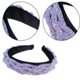 thumbnail image 3 of Diadema de lentejuelas de Color caramelo con diamantes de imitación, diademas ostentosas coloridas para mujer, accesorios trenzados de lujo para el cabello Ormromra, 3 of 5