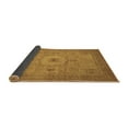 thumbnail image 2 of Ahgly Company Indoor Round Abstract Brown Modern Area Rugs, 5' Round, 2 of 4