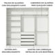 thumbnail image 5 of Ropero Closet Madesa Royale 3 Puertas B/N CP, 5 of 5