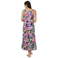 thumbnail image 2 of Women's Cuddl Duds® Cozy Tiered Maxi Dress Color: Coral Shell Size: MEDIUM, 2 of 4