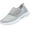 Grey, variant on Women's Mesh Orthopedic Shoes New Adjustable Strap Soft Sole Shoes Soft Sneakers Walking Slip on Foam Shoe Hands Free Arch Support Sneakers