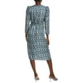 thumbnail image 2 of Sandro womens  Puff Sleeve Silk Wrap Dress, 36, Blue, 2 of 3
