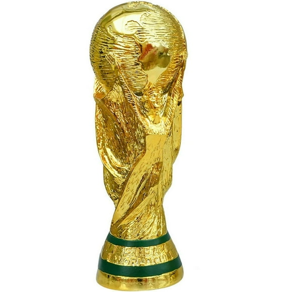 DEBGFS Golden Resin Football Trophy Champions Soccer Trophies Resin Ornament Football Fan Gift Home Office Decoration Craft,gold,27cm