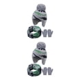 thumbnail image 1 of Sonducket Sombrero Bufanda Manoplas Kit Tejido Niños Guantes Animal Lindo Invierno Piezas Ropa Decoración Regalos de Cumpleaños para Niñas Niños Type9 NO9 Sonducket CBP274184, 1 of 5