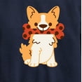 thumbnail image 3 of Corgi With Bone  - Toddler And Youth Crewneck Fleece Sweatshirt, 3 of 6