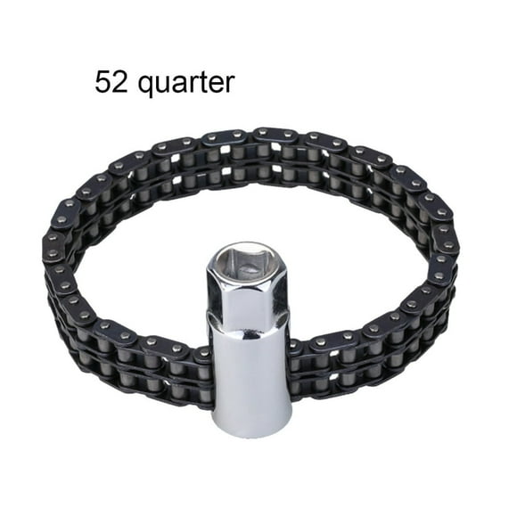 44/52-Section Allen Key Chain Type Oil Filter Wrench Double Chain Machine Hand Oil Filter Wrench