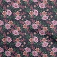 thumbnail image 1 of oneOone Tissu Flex Coton Rose Floral Rétro Matériel de Robe Tissu Imprimé Tissu au Mètre 40 Pouces de Large, 1 of 5