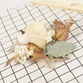 thumbnail image 4 of 9.84 Inch Halloween Candle Rings with Artificial Pumpkins Maple Leaves and Garland - Fall Thanksgiving Table Decor Wreath for Centerpieces Wedding Decorations Door Wreath and Autumn Home Decor, 4 of 8