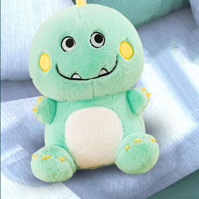Bonito Juguete de Peluche de Dinosaurio, Juguete de Peluche de Dinosaurio, Muñeco de Peluche, Animal de Peluche para Sala de Estar, Estante, Decoració Verde CUTICAT Juguetes de animales de peluche