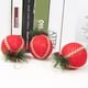 thumbnail image 4 of Advancent 3 piezas de bolas colgantes de árbol de Navidad hechas a mano de punto bolas de hilo de árboles de Navidad suministros de adorno colgante Kits de decoración para fiestas No.04 Advancent HA007790-04B, 4 of 5