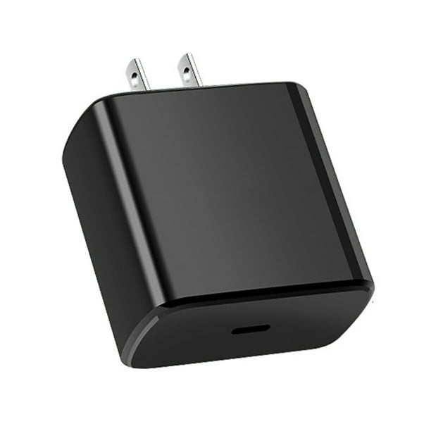 Bloque de carga y cable Cargador ultrarrápido Bling Bling tipo C 45 W negro Para Samsung S22Ultra Enchufe de EE. UU.