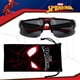 thumbnail image 2 of Gafas de sol Marvel Spiderman para niños, elegantes, cómodas y duraderas, con protección UV y funda de transporte blanda, con licencia oficial, 2 of 7
