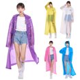 thumbnail image 4 of YAOMOBB Imperméable de Cyclisme Translucide Poncho Adulte Manches Longues Simple Boutonnage Imperméable Extérieur, 4 of 7