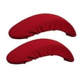 thumbnail image 3 of 1 Pair Stretch Fabric Furniture Armrest Cover, Non Slip & Comfortable, Fits Most Red, 3 of 7