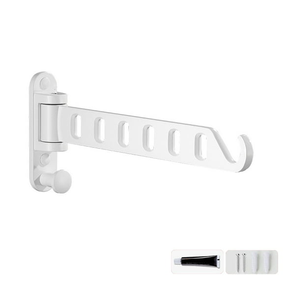 ZPAQI Wall Mounted Laundry Hanger Dryer Rack Folding Clothes Hanger Metal Storage Rack