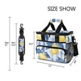 thumbnail image 3 of FORMRS Insulated Cooler Bag 24 Cans Capacity Soft Leakproof Lunch Box with Side Pockets, Light Blue Lemon, 3 of 7