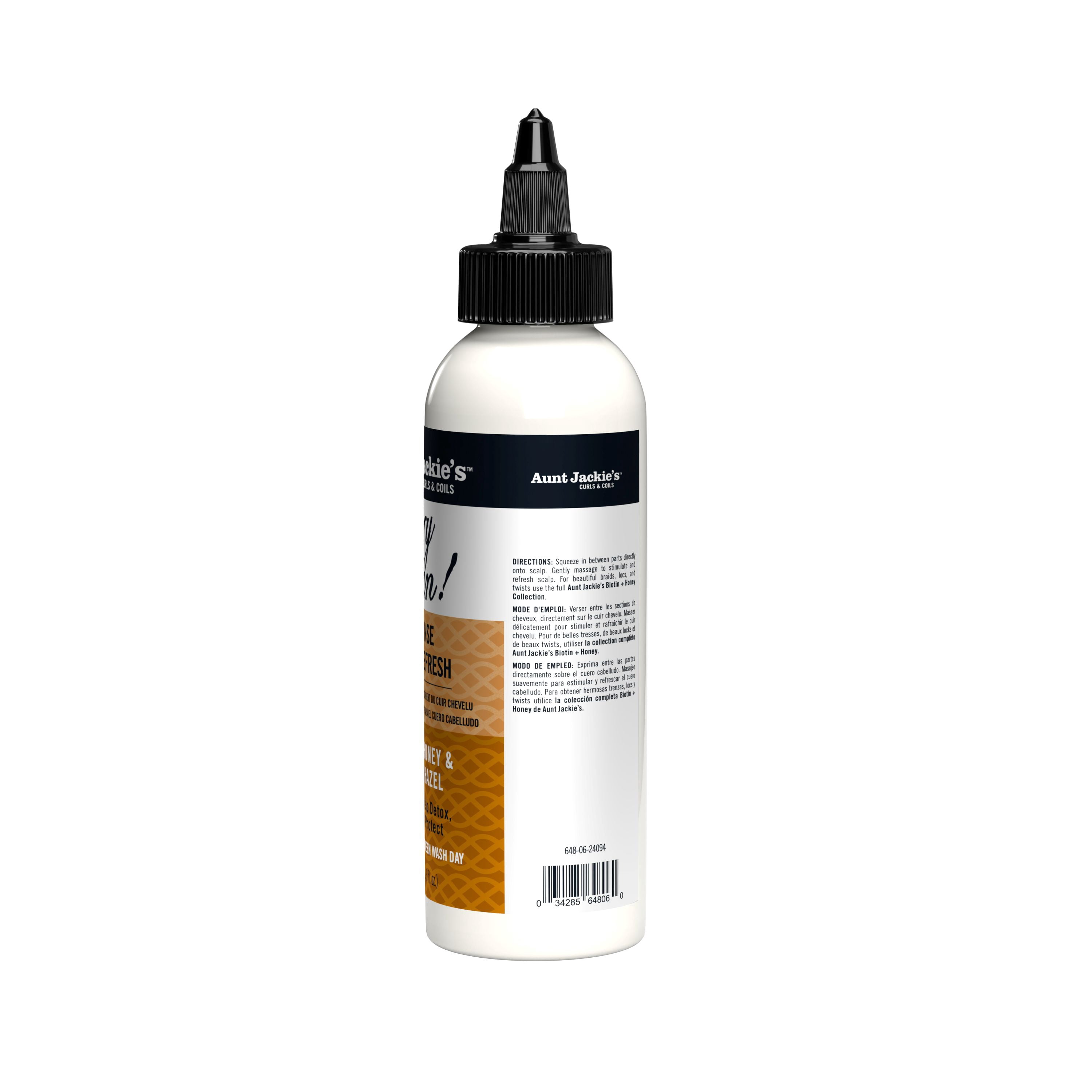Aunt Jackie’s Braid and Twist Collection Dry Clean Waterless Scalp Refresh, 6 fl oz