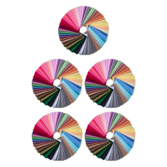 Maytalsory 50pack/lot Pure Color Strip Type Fabric Patchworks For Sewing And Quilting Cotton Mixed Squares 5Set