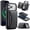 Black, variant on Dteck Magnetic Detachable Phone Case for iPhone 17 Pro Max Wallet with RFID Blocking Card Holder, Compatible with MagSafe,Coffee